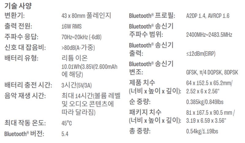 JBL GRIP 블루투스 스피커
