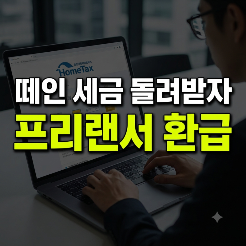 프리랜서 3.3% 종합소득세 환급 및 신고 방법(+ 초보자를 위한 세금 홈택스 가이드) 완벽정리