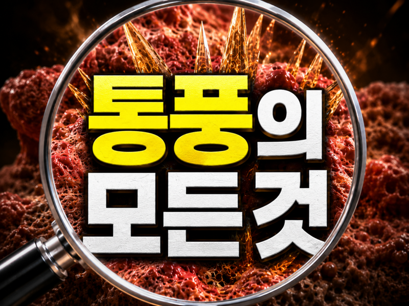 통풍 증상 원인과 신장 관계