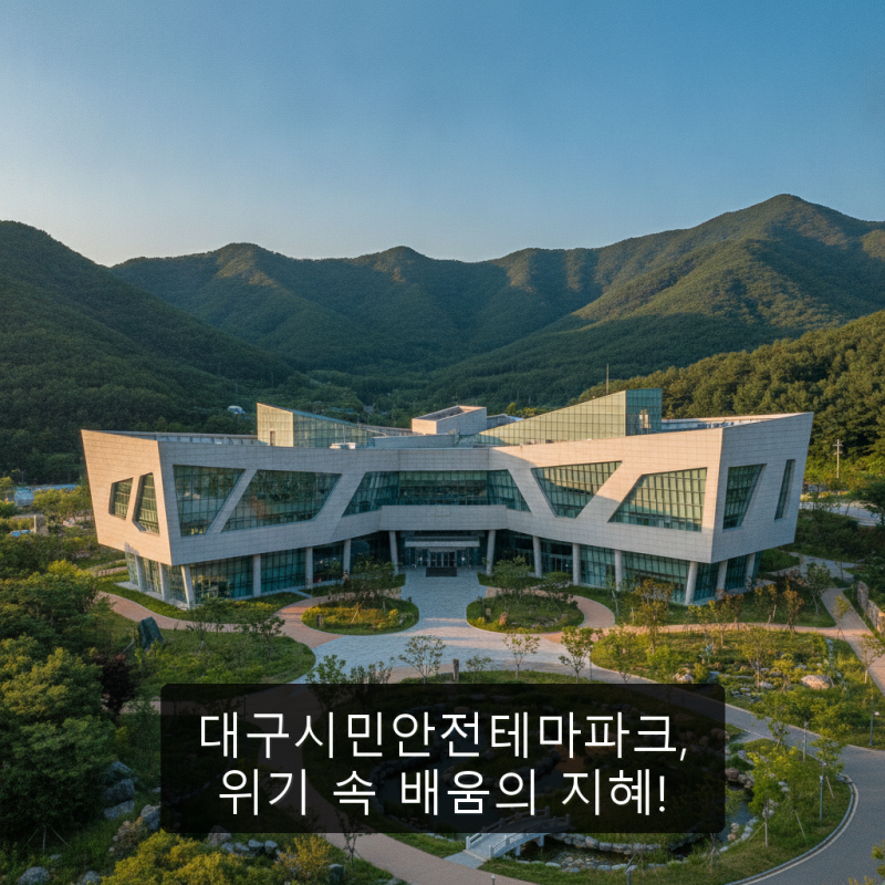 대구시민안전테마파크, 위기 속 배움의 지혜!