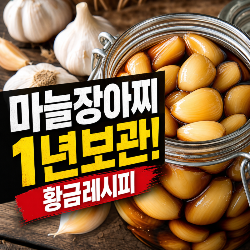 마늘 장아찌, 제대로 담그면 1년 거뜬해요ㅣ황금레시피·숙성법·건강효능 총정리
