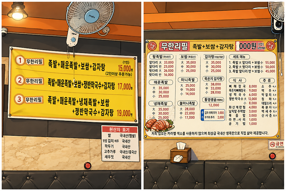 고가네본가족발보쌈 사진 2