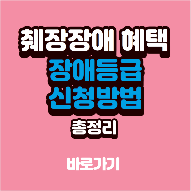 췌장장애 혜택 확인하기, 장애등급·신청서류·등록방법 총정리
