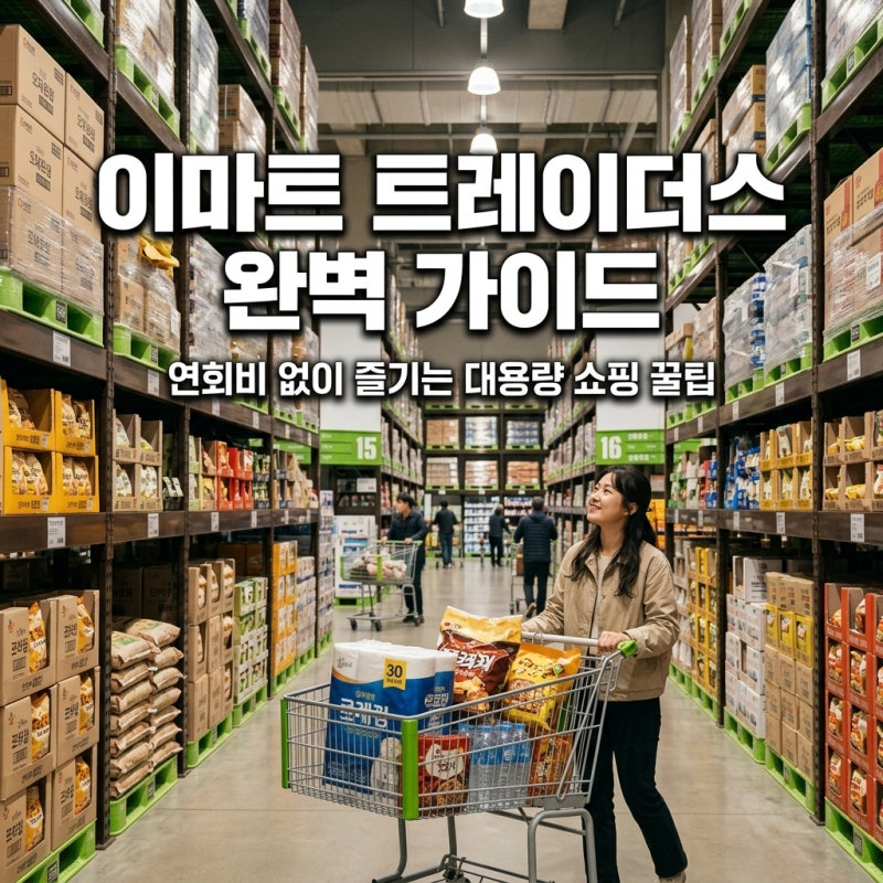 이마트 트레이더스 이용 가이드: 회원제와 매장 특징 완벽 정리