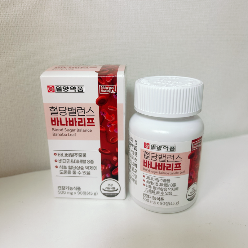 [일양약품] 혈당밸런스 바나바리프 사용했어요♡ 혈당밸런스바나바리프 / 일양약품 혈당밸....