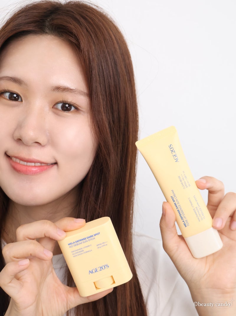 올여름 선크림으로 기미개선? AGE20’S 멜라 디펜스 선스틱 & 선크림 추천
