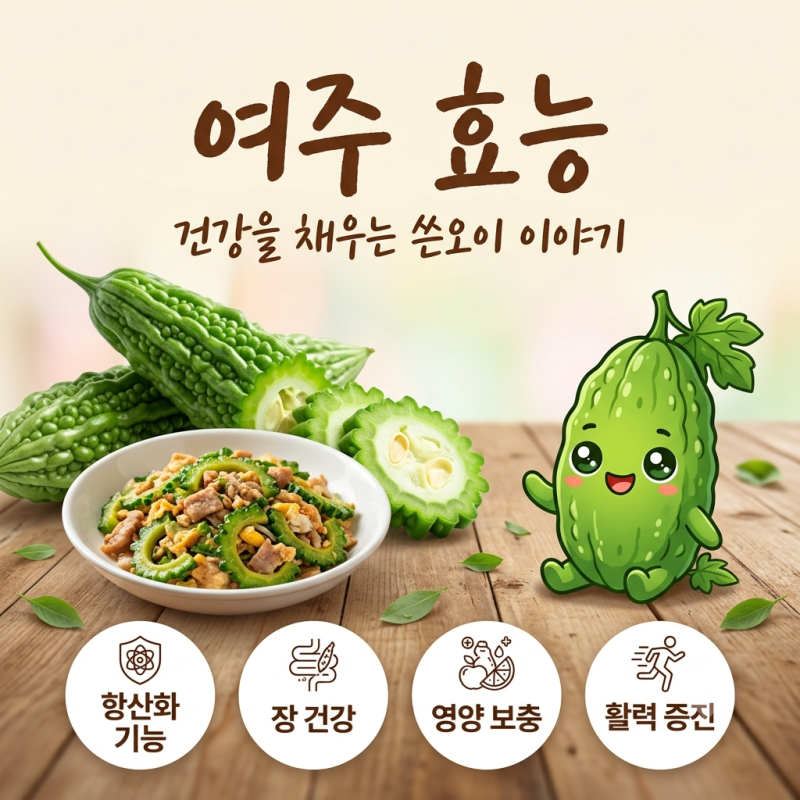 여주 효능과 영양 성분, 쓴맛 줄이는 먹는 법 및 섭취 주의사항 총정리