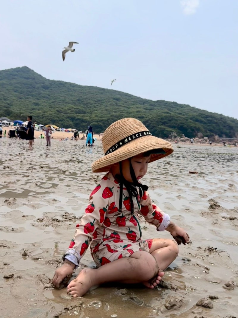 서울 근교 당일치기 여행, 취사 가능한 인천 하나개해수욕장, 아기랑 갯벌 체험