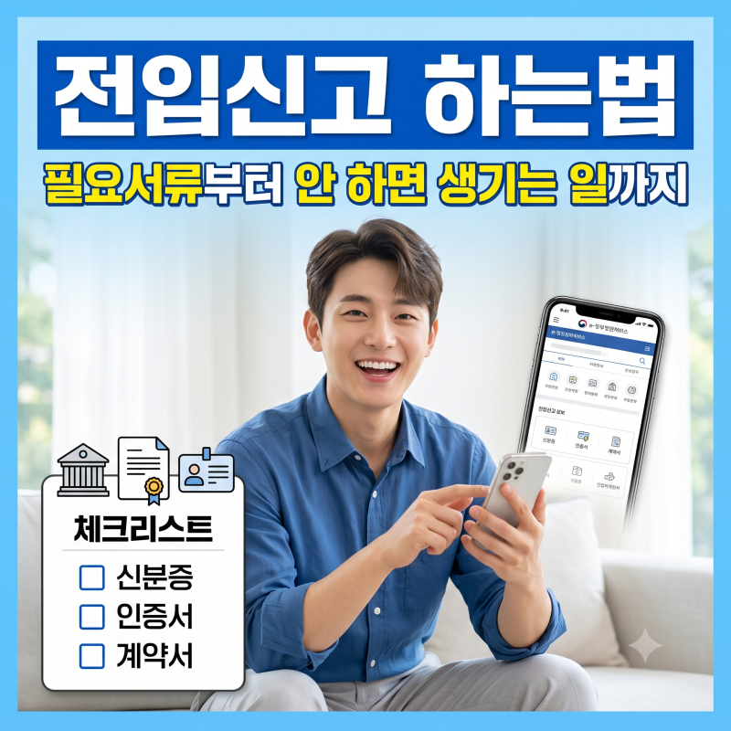 전입신고 하는법과 필요서류 & 안 하면 생기는 일까지 한번에 정리