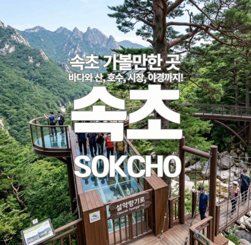 속초 가볼만한곳 베스트10 설악산부터 빛의 바다까지 신규 명소 포함 여행지와 코스 정리
