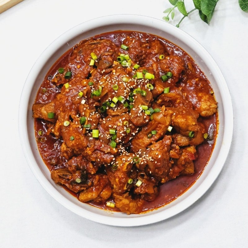 류수영 매운갈비찜 만들기 원팬으로 완성하는 돼지갈비찜 레시피