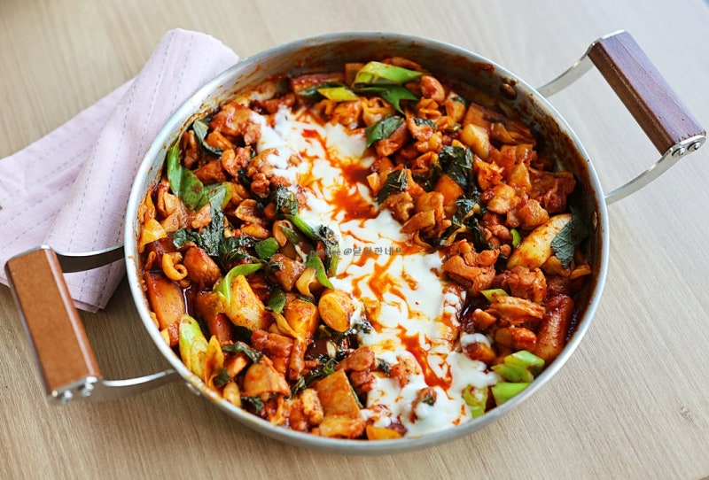 닭갈비 레시피 양념장 만들기 치즈 닭갈비