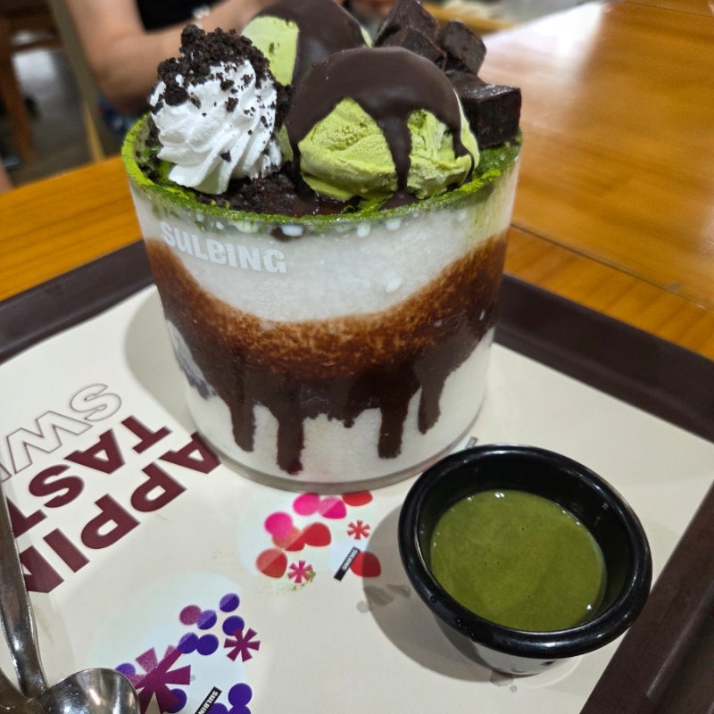 설빙 메뉴 추천,초코말차설빙과 수박화채설빙 직접 먹어본 후기