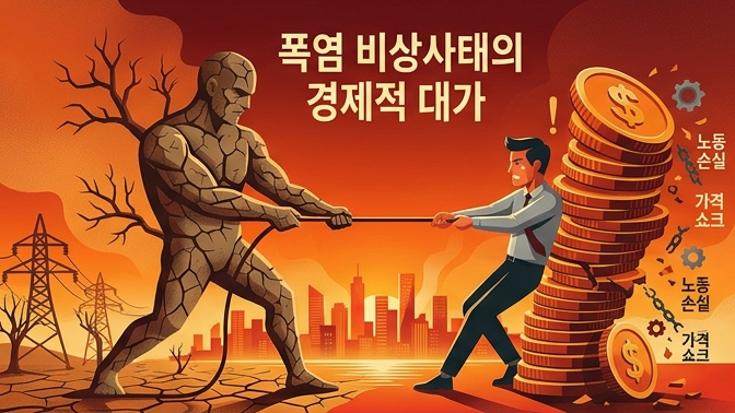 [폭염과 경제연관성 분석] 사상 첫 '<b>폭염중대경보</b>' <b>발령</b>... 