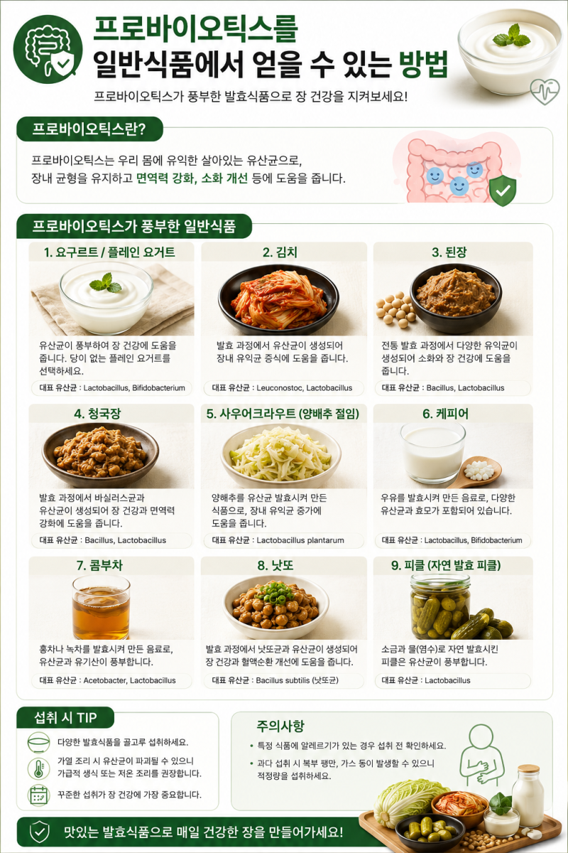 프로바이오틱스(유산균) 효능부터 제품 고르는 법, 복용시간까지 총정리
