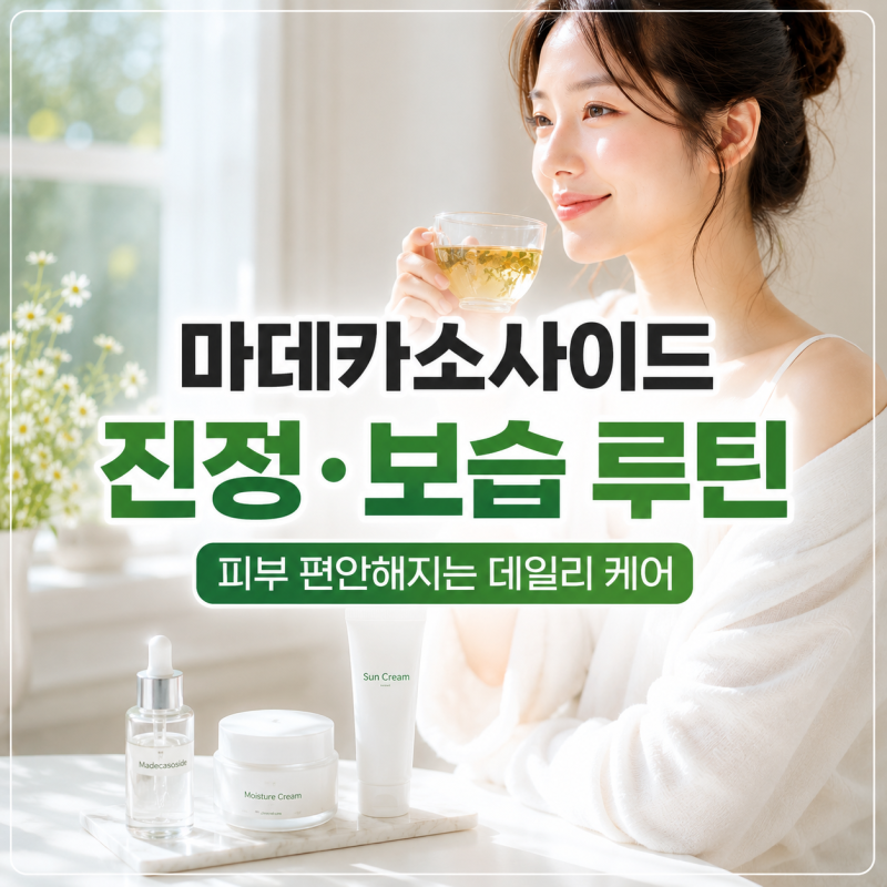 마데카소사이드 효능 5가지! 병풀추출물과 차이, 사용법까지 총정리