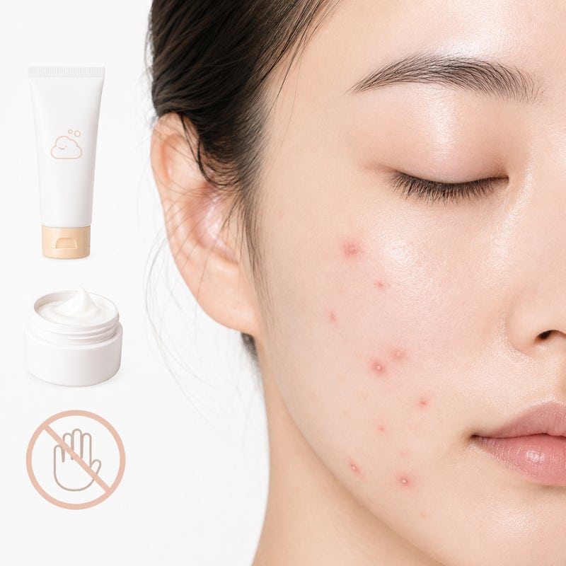 화농성 여드름 VS 모낭염, 맞는 연고는? (일본 여드름 연고)