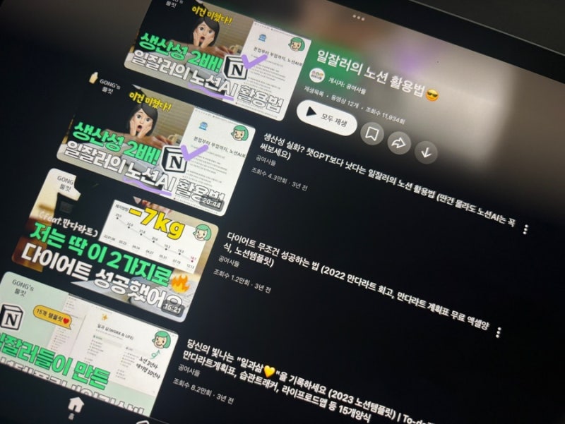 공여사들 노션 템플릿 추천, 일과삶,돈 템플릿으로 노션 꾸미기