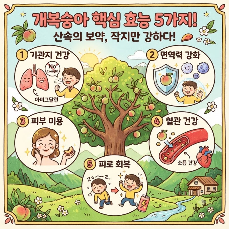 개복숭아 효능 5가지 수확 시기 부작용 실패없는 청 제조법 총정리