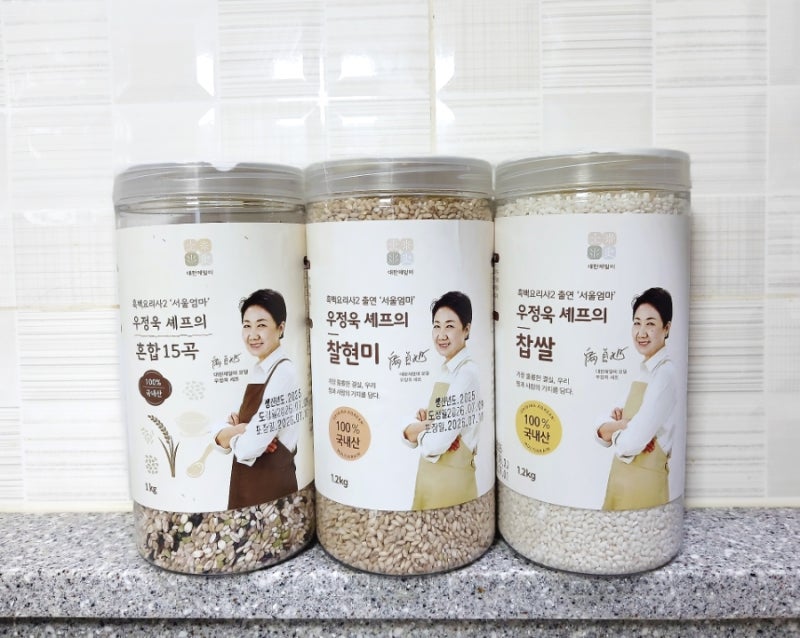우정욱 셰프의 대한제일미 혼합 15곡, 찰현미, 찹쌀로 맛있는 잡곡밥 짓기