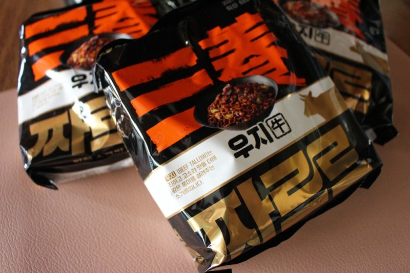 삼양 짜르르 우지 짜장라면 후기