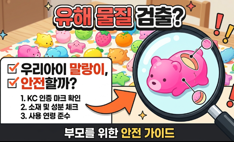 말랑이 발암물질 종류 | 말랑이알러지 부작용 꽤 심각할수도 있어요