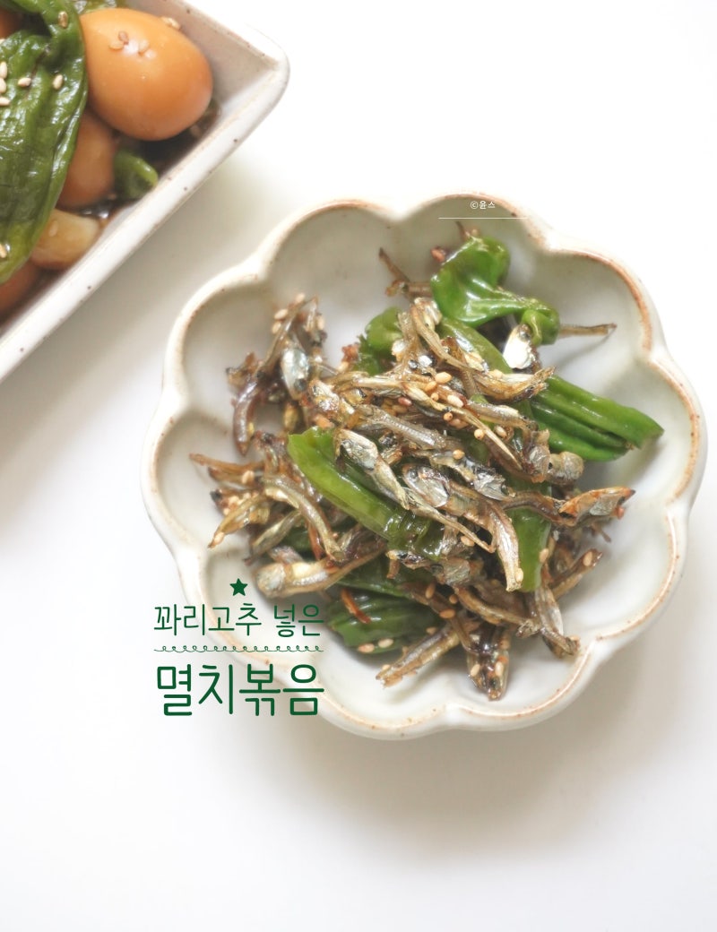 꽈리고추 멸치볶음 레시피 밑반찬 종류