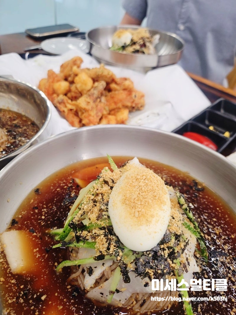 [송정메밀막국수] 막국수와 치킨을 같이 먹는 곳 강릉 막국수 맛집