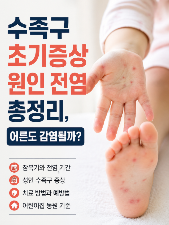 수족구 초기증상 원인 전염 총정리, 어른도 감염될까?