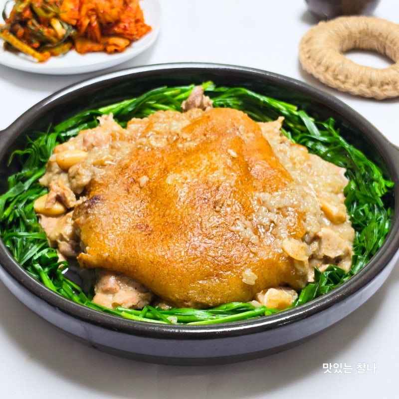 닭다리살 누룽지 닭백숙 끓이는법 6인용 전기밥솥 황금비율 레시피