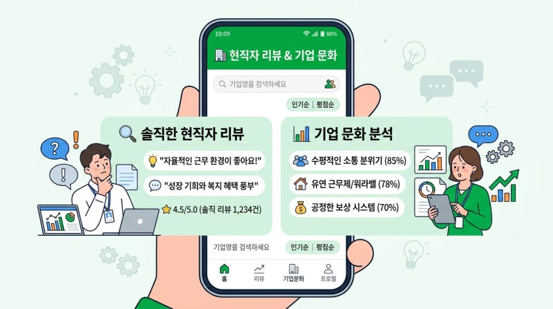 블라인드 현직자 리뷰로 파악하는 실제 업무 강도와 기업 문화