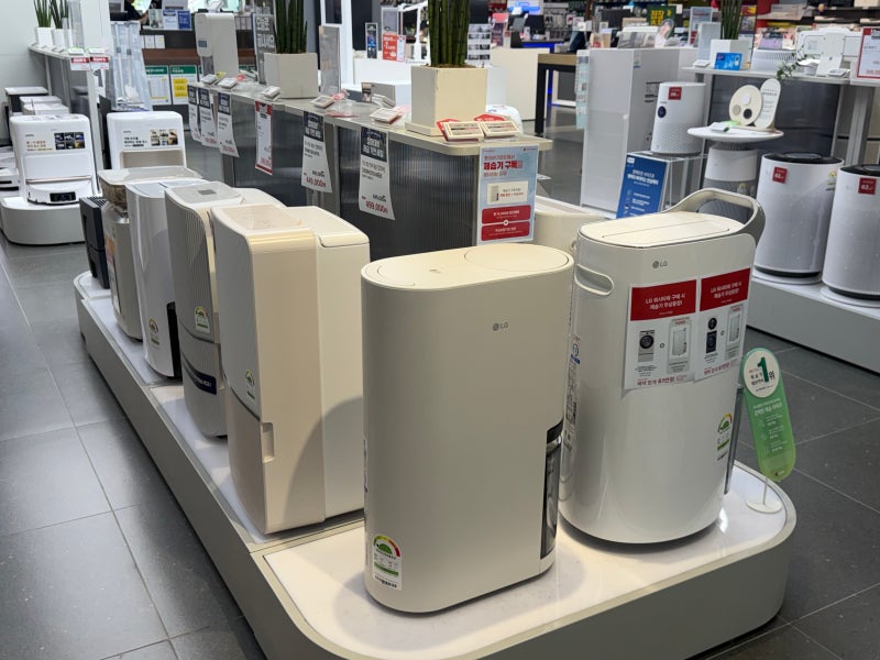 장마철 제습기 고민이라면?듀얼인버터 LG 휘센 제습기DQ185MEGA 적극추천
