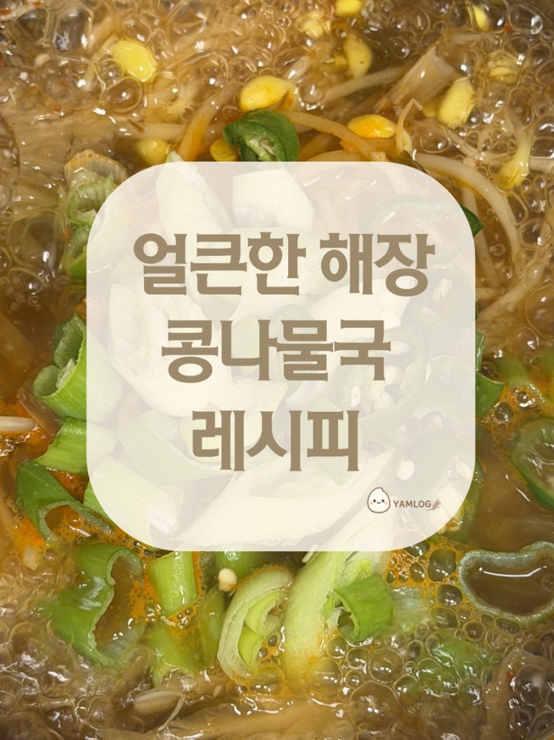콩나물국 끓이는 법 | 시원하고 얼큰한 김치 콩나물국 초간단 레시피