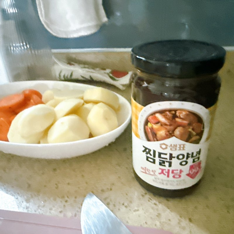 샘표 저당 찜닭양념으로 만든 안동찜닭, 맛있는 간장찜닭 레시피
