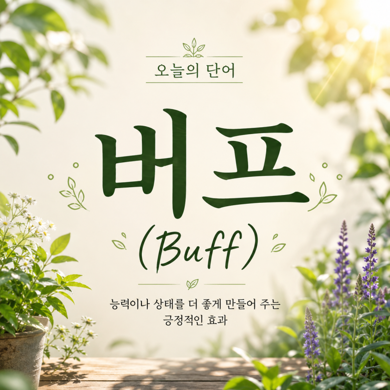 오늘의 단어｜버프(Buff)란?