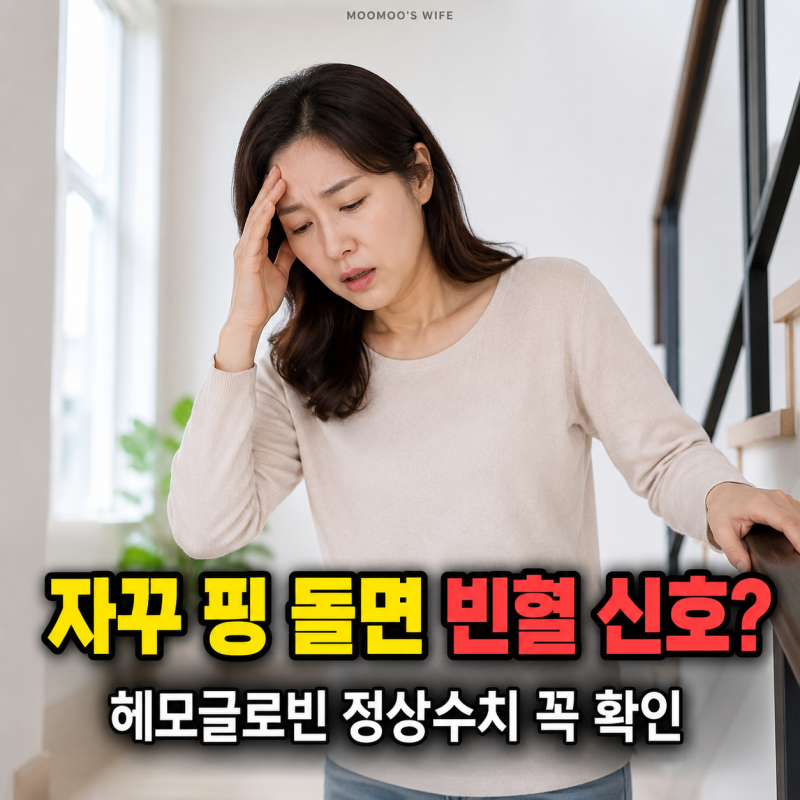 헤모글로빈 부족 신호일까? 빈혈 증상 3가지 및 빈혈 정상수치(헤모글로빈 정상수치) 알아보....