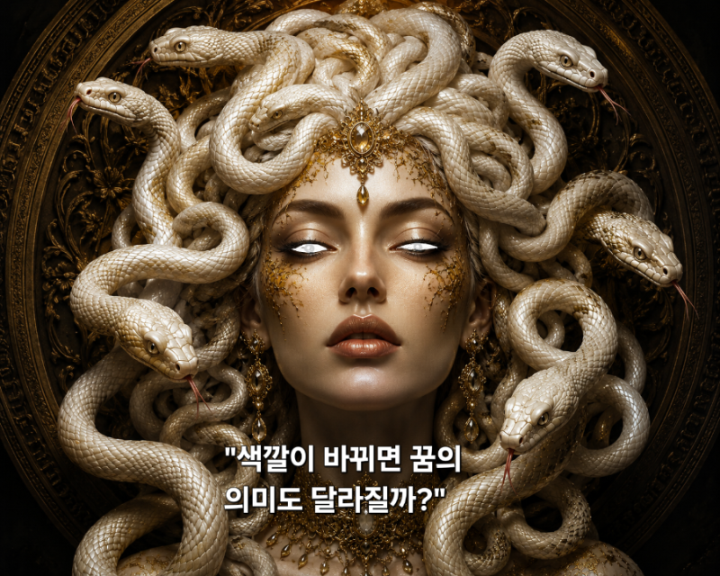 꿈보다해몽 제2권 색깔이 바뀌면 꿈의 의미도 달라질까? 흰뱀부터 황금뱀까지 색깔별 뱀꿈 ....