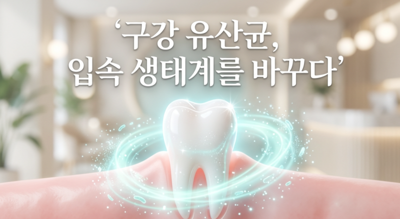 구강유산균 구강유산균효과 입냄새없애는법