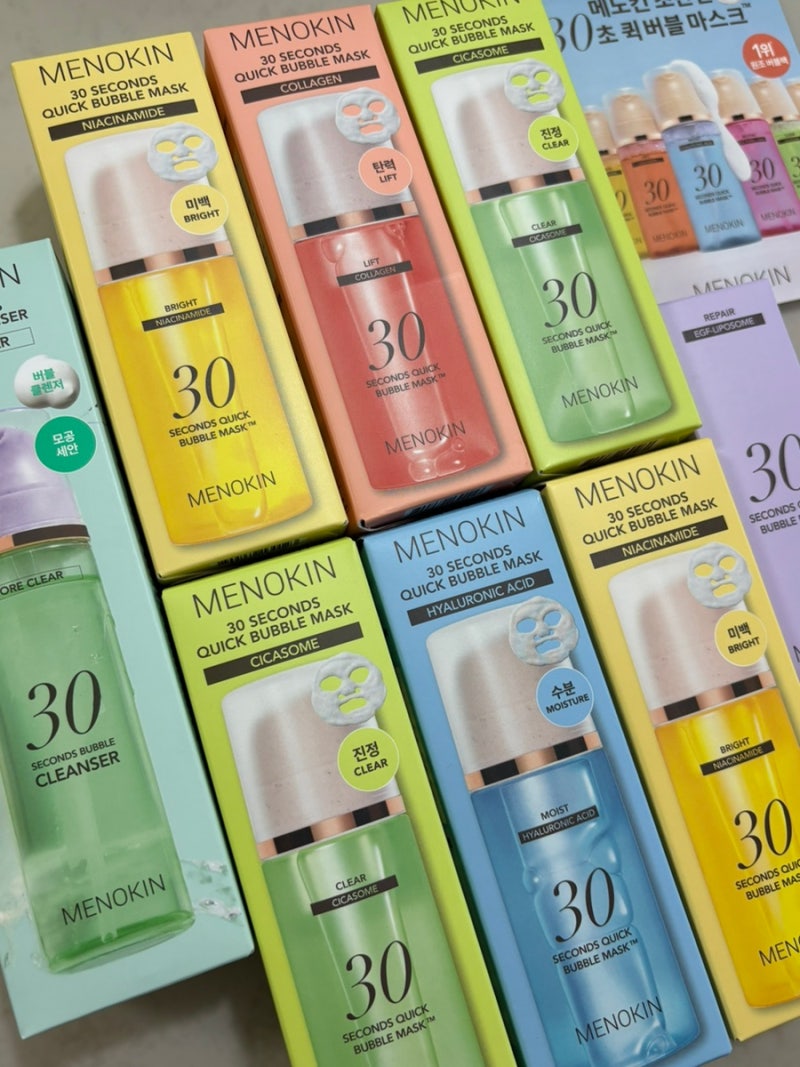 [Negotiator King Menokin 30-Second Bubble Pack] Negotiator King, Special Offer, Menokin, 30-Second Bubble Pack, Bubble Mask Pack, Park Bo-young, Olive Young