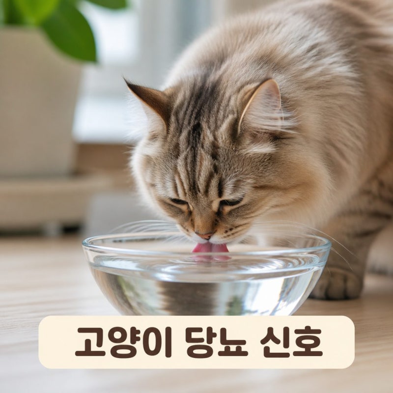고양이 소변 냄새가 유독 심하다면? 고양이 당뇨 증상