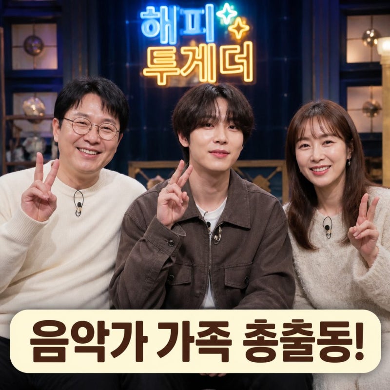방예담 '해피투게더' 출연, 유명 음악가 아버지와 어머니 화제