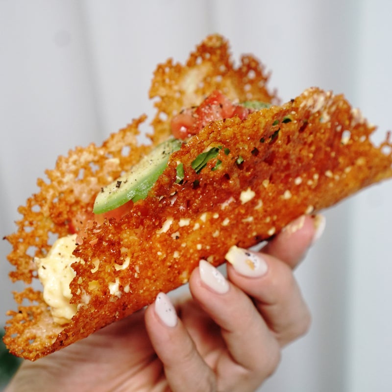5kg 뺄 때 자주 먹은 진짜 맛있는 노밀가루 다이어트 치즈타코 만들기