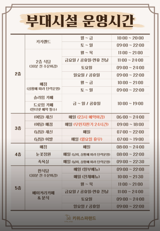 키위스파랜드한식당 사진 3