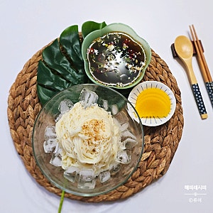 메밀소바인줄~ 5분 완성! 최화정 쯔유 활용 간장 냉국수 간단 레시피