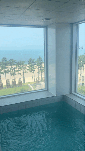 Daecheon Beach Accommodation: Review of a Stay at I-Ocean Pool Villa Hotel Deluxe Room with a Baby