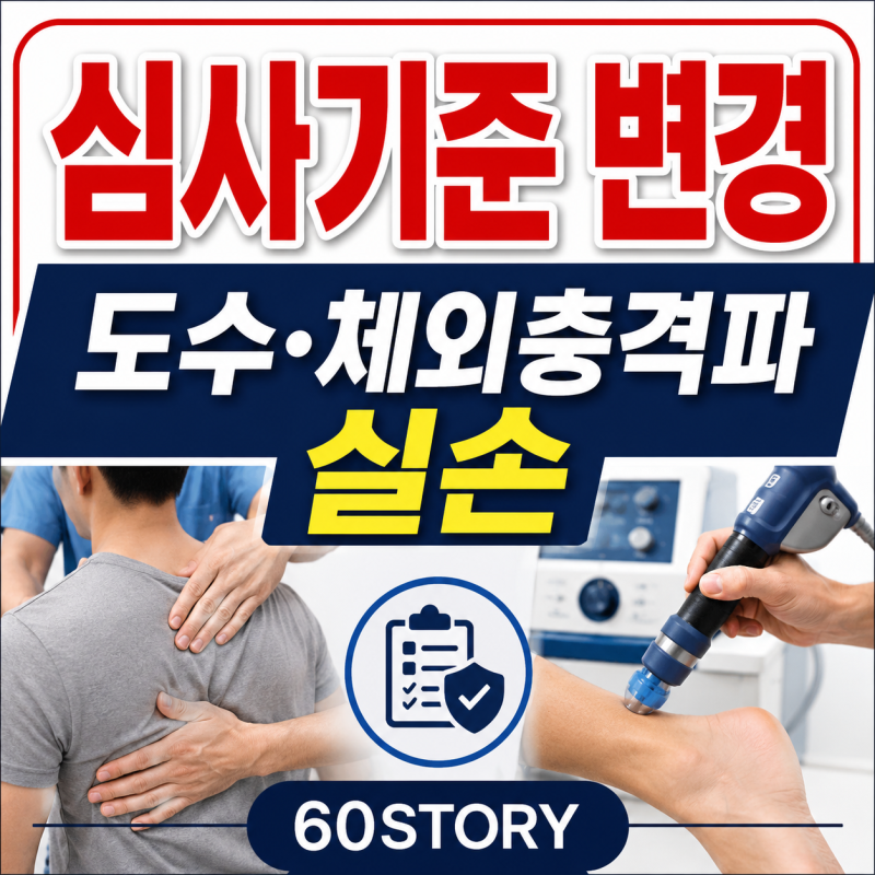 2026년 7월 도수치료·체외충격파 실손보험 심사기준 변경 : 삼성생명 이메일 안내문에서 확인