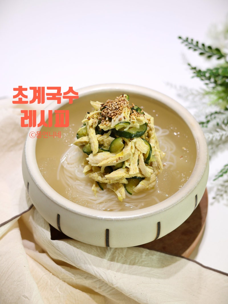 초계국수 레시피 간단한 초복 음식 만들기