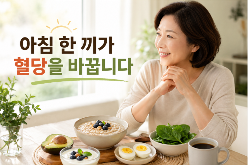 당뇨 아침 식단 가이드ㅣ혈당 스파이크 잡는 추천 메뉴 7가지