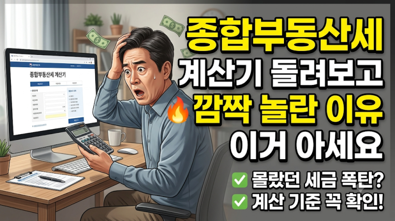 종합부동산세 계산기 돌려보고 깜짝 놀란 이유 이거 아세요