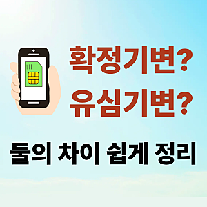 확정기변뜻 쉽게 정리! 유심기변과 차이점까지 한 번에 알아보기